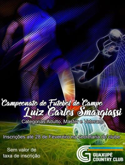 Escalação Times Campeonato LUIZ C. SMARGIASSI Categoria Veteranos