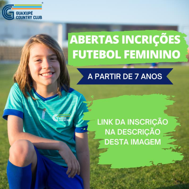 Abertas as inscrições para aulas de Futebol feminino