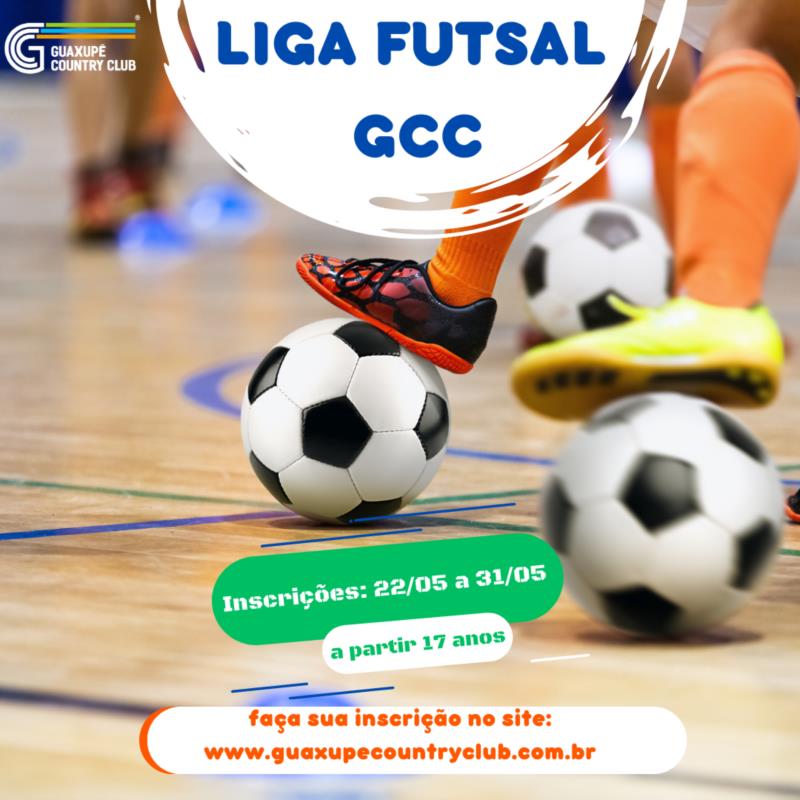 Abertas as inscrições para Liga Futsal GCC (Campeonato)