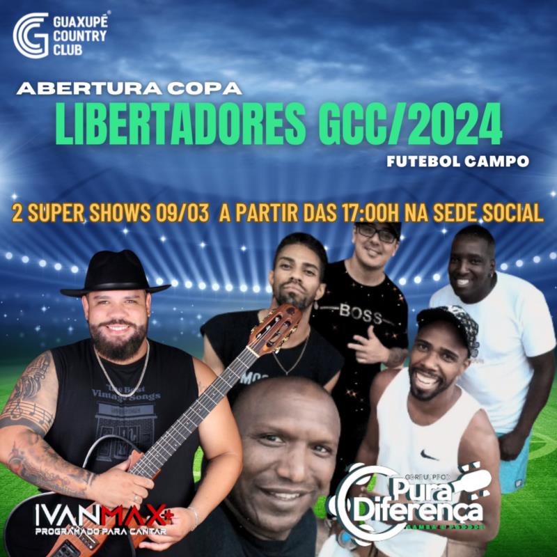 Shows Abertura Copa Libertadores GCC 2024 Futebol de Campo