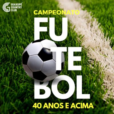 Abertas as inscrições Campeonato Futebol Campo Acima 40 anos