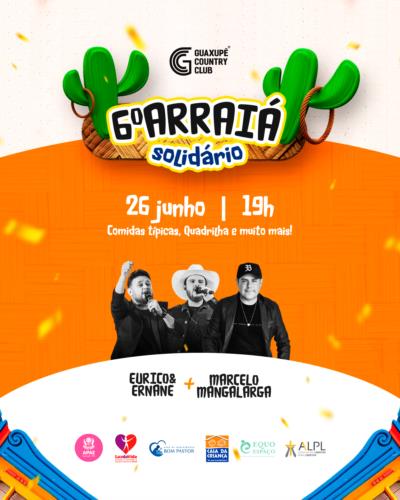 VEM AÍ O 6º ARRAIÁ SOLIDÁRIO DO GCC! 